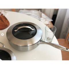 Chảo chống dính Scanpan CTX 26cm/3.7L - Thiết kế inox sang trọng, bảo hành 3 năm, an toàn sức khỏe, phù hợp với mọi loại bếp