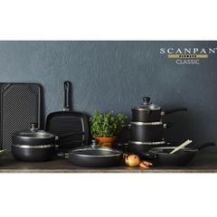 Chảo chống dính Scanpan Classic 32cm - Hàng chính hãng, bảo hành 3 năm, an toàn cho sức khỏe, phù hợp bếp từ và bếp gas