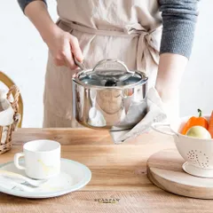 Nồi Chống Dính Scanpan HaptiQ 1.8L Dùng Bếp Từ - Thiết Kế Cao Cấp 16cm, Chống Dính Đảm Bảo 3 Năm, Hàng Chính Hãng Đan Mạch