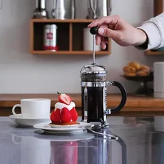 Bình pha cà phê ép kiểu Pháp Bodum Chambord 1928-16, dung tích 1L - Thiết kế thủy tinh cao cấp, chất lượng chính hãng từ Bồ Đào Nha