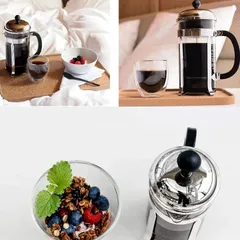 Bình pha cà phê ép kiểu Pháp Bodum Chambord 1928-16, dung tích 1L - Thiết kế thủy tinh cao cấp, chất lượng chính hãng từ Bồ Đào Nha