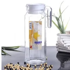 Bình thủy tinh Luminarc Octime 1.1L trong suốt, thiết kế hiện đại, an toàn cho máy rửa bát, hàng chính hãng G2664