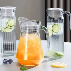 Bình thủy tinh Luminarc Octime 1.1L trong suốt, thiết kế hiện đại, an toàn cho máy rửa bát, hàng chính hãng G2664