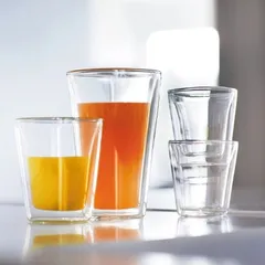 Bộ 2 cốc thủy tinh 2 lớp Bodum Canteen 10110-10 - Dung tích 400ml, Chất liệu Borosilicate, Giữ nhiệt hiệu quả, Hàng chính hãng