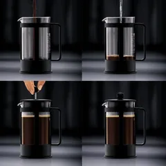 Bình Pha Cà Phê Kiểu Pháp Bodum Kenya 350ml - Thủy Tinh Borosilicat, Thiết Kế Hiện Đại, Hương Vị Đậm Đà, Hàng Chính Hãng Bồ Đào Nha