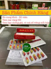 Hỗ Trợ Giảm Ho Hàng Đầu - Chỉ Khái Linh Đơn Ho 3 Trái Đào 30 Viên - Sản Phẩm Chính Hãng Chất Lượng Cao