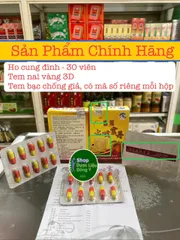 Hỗ Trợ Giảm Ho Hàng Đầu - Chỉ Khái Linh Đơn Ho 3 Trái Đào 30 Viên - Sản Phẩm Chính Hãng Chất Lượng Cao