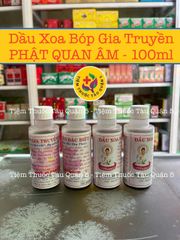 Dầu Xoa Bóp Xương Khớp Phật Quan Âm - Giảm Đau Khớp, Đau Lưng, Thể Dục Ngoài Trời - Chai 120ml Hỗ Trợ Xương Khớp