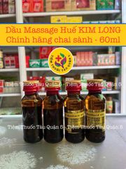 Dầu Massage Huế Kim Long Chính Hãng - Tinh Dầu Từ 30 Vị Thuốc Bắc Giúp Giảm Đau Mỏi, Thư Giãn Cơ Thể
