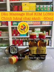 Dầu Massage Huế Kim Long Chính Hãng - Tinh Dầu Từ 30 Vị Thuốc Bắc Giúp Giảm Đau Mỏi, Thư Giãn Cơ Thể