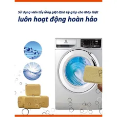Viên Vệ Sinh Lồng Giặt Denkmit - Tẩy Sạch Cặn Bẩn và Khử Mùi Hôi Hiệu Quả, Bảo Vệ Máy Giặt An Toàn, 1 Viên Đức