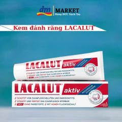 Kem Đánh Răng LACALUT AKTIV 75ml - Ngăn Ngừa Chảy Máu Nướu, Giảm Ê Buốt, Bảo Vệ Răng Chắc Khỏe, Hàng Đức Chính Hãng