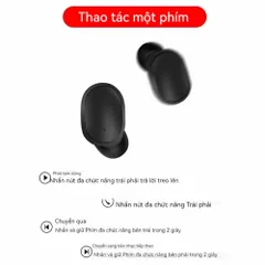 Tai Nghe Bluetooth A6S TWS 5.0 - Âm Thanh HiFi In-Ear, Cảm Ứng Thông Minh, Giảm Tiếng Ồn, Kết Nối Tự Động, Thời Gian Nghe Lên Đến 4 Giờ