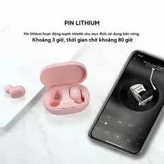 Tai Nghe Bluetooth A6S TWS 5.0 - Âm Thanh HiFi In-Ear, Cảm Ứng Thông Minh, Giảm Tiếng Ồn, Kết Nối Tự Động, Thời Gian Nghe Lên Đến 4 Giờ