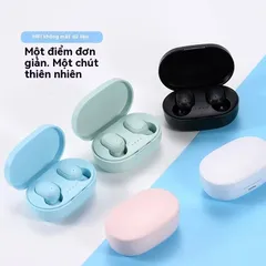 Tai Nghe Bluetooth A6S TWS 5.0 - Âm Thanh HiFi In-Ear, Cảm Ứng Thông Minh, Giảm Tiếng Ồn, Kết Nối Tự Động, Thời Gian Nghe Lên Đến 4 Giờ