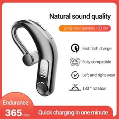 Tai nghe Bluetooth M22 - Khử tiếng ồn cho Lái xe, Shipper, Sale, Pin trâu, Âm thanh Stereo chất lượng cao, Thiết kế Ergonomic, Đen