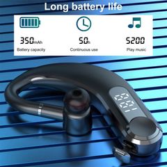 Tai nghe Bluetooth M22 - Khử tiếng ồn cho Lái xe, Shipper, Sale, Pin trâu, Âm thanh Stereo chất lượng cao, Thiết kế Ergonomic, Đen