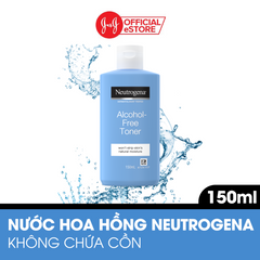 Nước hoa hồng Neutrogena Alcohol-Free Toner không chứa cồn 150ml
