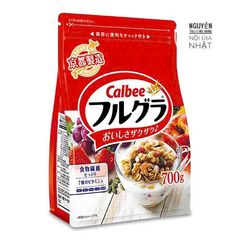 Ngũ Cốc Calbee Nhật Bản Gói Đỏ 700g và Gói Trắng 550g - Dinh Dưỡng Ngon Lành Cho Bữa Sáng Nhanh Chóng, Không Chất Bảo Quản