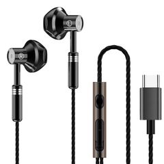 Tai Nghe Nhét Tai A601 Hifi Stereo Có Dây - Chân Cắm Type C, Bass Surround 9D, Tích Hợp Mic Chơi Game & Nghe Nhạc