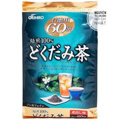 Trà Diếp Cá và Trà Lá Ổi Orihiro - Hỗ Trợ Giảm Cân Từ Thiên Nhiên, 60 Túi Lọc Giúp Cải Thiện Sức Khỏe và Tiêu Hoá