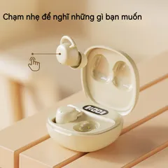 Tai nghe Bluetooth Không Dây X62 - Tai Nghe Ngủ Thể Thao, Giảm Tiếng Ồn, Công Nghệ V5.3, Chất Âm HIFi Stereo 9D, Thiết Kế Nhỏ Gọn