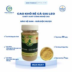 Cao Khô Rễ Cà Gai Leo - Giải Pháp Tự Nhiên Bảo Vệ Gan, Giải Độc Rượu, Hỗ Trợ Chức Năng Gan và Cải Thiện Da Dẻ