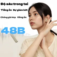 Tai nghe nhét tai không dây Bluetooth Q56 TWS V5.4 - Âm thanh 9D, Giảm tiếng ồn, Chống nước, Dùng cho thể thao và chơi game