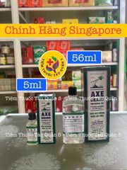 Dầu nóng xoa bóp Axe Brand Singapore 56ml - Dầu cây búa trắng giảm đau, mùi thơm dễ chịu, phù hợp cho mọi độ tuổi