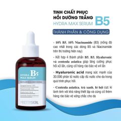 Tinh Chất Dưỡng Ẩm Phục Hồi Da Hydra B5 Max Serum PrettySkin - 50ml