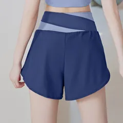 Quần Đùi Lưng Cao Thoáng Khí Nữ - Chất Liệu Spandex Chống Nhăn, Phù Hợp Tập Gym, Yoga, Chạy Bộ - Thời Trang Năng Động