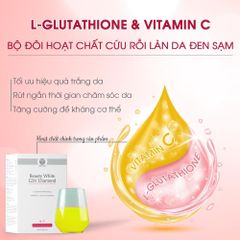 Cốm Sủi Beauty White GSV Diamond - Hỗ Trợ Trắng Da, Ngừa Lão Hóa, Giảm Thâm Nám, Tàn Nhang - Sản Phẩm Làm Đẹp Chất Lượng Cao