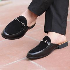 Giày Tây Nam Da PU Cao Cấp - Giày Lười Kiểu Hàn Quốc, Đế Cao Su Chống Trơn Trượt, Dành Cho Chú Rể và Đi Làm, Đi Chơi