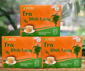 Trà Đinh Lăng Mộc Can 125g - Hỗ Trợ Ngủ Ngon, Giảm Mệt Mỏi - Trà Thảo Mộc Từ Thiên Nhiên, 25 Túi Lọc Hữu Cơ