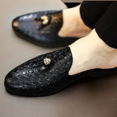 Giày Da Nam Hở Gót Mùa Hè RUNO G2 - Giày Sục Thoáng Khí Dễ Xỏ Chân, Đế Cao Su Chống Trơn Trượt, Phong Cách Trẻ Trung