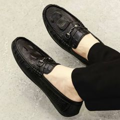 Giày Lười Nam Da Mềm In Họa Tiết Cá Sấu, Giày Tây Công Sở Đế Cao Su Êm Chân - Size 38 đến 43, Phong Cách Hiện Đại RUNO G31