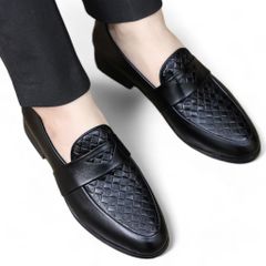 Giày tây nam cao cấp RUNO G24 - Giày oxford da PU mềm công sở, dáng Hàn Quốc, đế cao su chống trơn trượt, thoải mái cho cả ngày hoạt động
