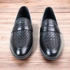 Giày Tây Nam Da PU Cao Cấp - Giày Lười Công Sở Đế Cao Su, Dễ Phối Đồ, Thích Hợp Chụp Kỷ Yếu và Sự Kiện, Chất Liệu Êm Ái