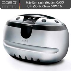 Máy làm sạch đồ trang sức siêu âm CASO UltraSonic Clean 50W 0.6L - Sạch nhanh chóng, phù hợp cho bạc, kính, răng giả