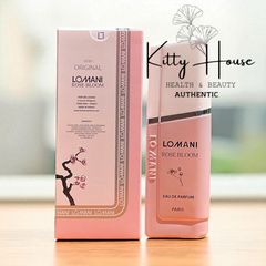 Nước Hoa Nữ Lomani Rose Bloom 100ml - Eau De Parfum Tươi Mát, Sang Trọng, Hương Hoa Nở Rộ, Quà Tặng Hoàn Hảo cho Phụ Nữ
