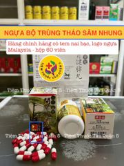 Viên uống Ngựa Bộ Trùng Thảo Sâm Nhung Malaysia - Hỗ trợ tăng cân, sức khỏe và sinh lực 60 Viên