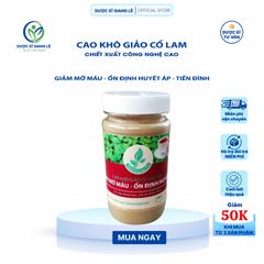 Cao Khô Giảo Cổ Lam Risopharma - Hỗ Trợ Giảm Mỡ Máu & Ổn Định Huyết Áp Từ Thiên Nhiên, Giải Pháp Cho Tim Mạch Khỏe Mạnh