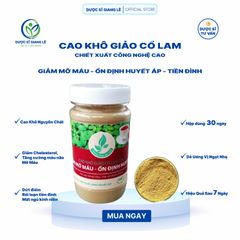 Cao Khô Giảo Cổ Lam Risopharma - Hỗ Trợ Giảm Mỡ Máu & Ổn Định Huyết Áp Từ Thiên Nhiên, Giải Pháp Cho Tim Mạch Khỏe Mạnh