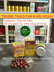 Trùng Thảo Chỉ Khái Hỗ Trợ Sức Khỏe - Hộp 30 Viên Thực Phẩm Chức Năng Tăng Cường Sức Đề Kháng và Thể Lực