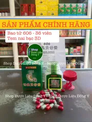 Viên Uống Bao Tử 606 Chính Hãng - Giảm Đau Dạ Dày, Hỗ Trợ Tiêu Hóa, 36 Viên, Thích Hợp Cho Người Viêm Löt Dạ Dày