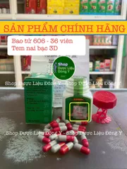 Viên Uống Bao Tử 606 Chính Hãng - Giảm Đau Dạ Dày, Hỗ Trợ Tiêu Hóa, 36 Viên, Thích Hợp Cho Người Viêm Löt Dạ Dày