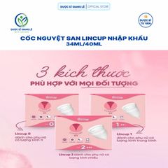 Cốc Nguyệt San Lincup Chính Hãng Mỹ - Silicone Y Tế Mềm Mại, Chống Tràn, Tiết Kiệm, Thân Thiện Môi Trường, Sử Dụng 10 Năm