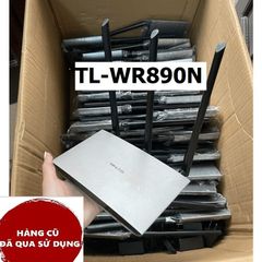 Bộ phát wifi TPLINK TL-890N cũ - Anten 3 râu xuyên tường, băng thông 450Mbps, thiết kế vỏ nhôm, hiệu năng ổn định, dễ cài đặt.