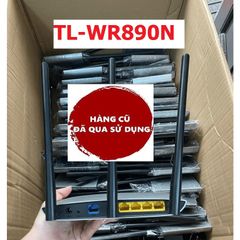 Bộ phát wifi TPLINK TL-890N cũ - Anten 3 râu xuyên tường, băng thông 450Mbps, thiết kế vỏ nhôm, hiệu năng ổn định, dễ cài đặt.