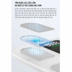 Cân điện tử thông minh miLife S40 - Phân tích 23 chỉ số sức khỏe, tỷ lệ mỡ, béo phì, hỗ trợ ứng dụng, năng lượng mặt trời, chịu tải 180kg